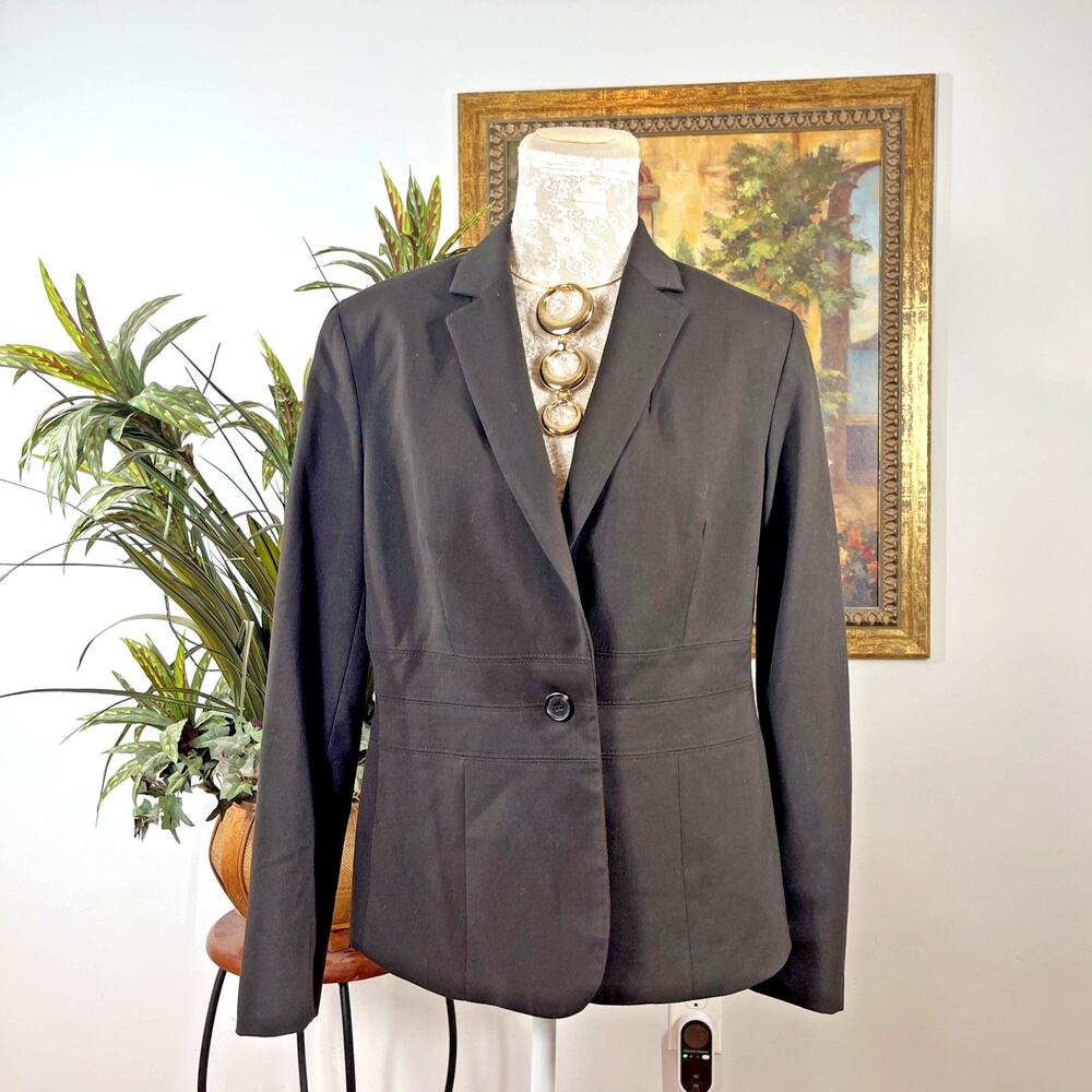 Jones New York Collection Woman Size 8 One Button Office Siren Clueless Preppy